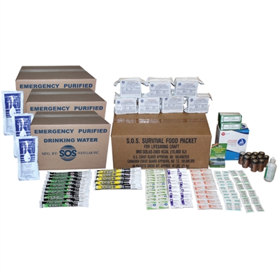 50 Person Office Survival REFILL Kit contains all the necessary items you'll need during a disaster.