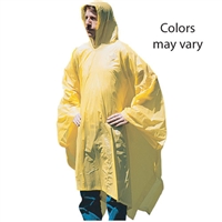 Yellow Vinyl Rain Poncho is great for both men and women who want to stay dry during rainy days.