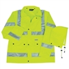 Rain Coat with Reflective Tape (Class 3) - Medium