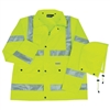 Rain Coat with Reflective Tape (Class 3) - Small