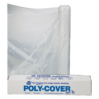 Clear Plastic Sheeting - 10 ft x 25 ft