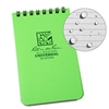 All Weather Top Spiral Notebook 3x5 Hi Vis Green