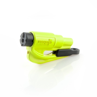 resqmeÂ® Car Escape Tool, Seatbelt Cutter / Window Breaker - Lime