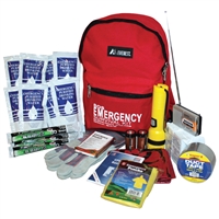 If you need an emergency kit then the 1 person deluxe emergency backpack is perfect for you. It's filled with all the necessary items you could need.