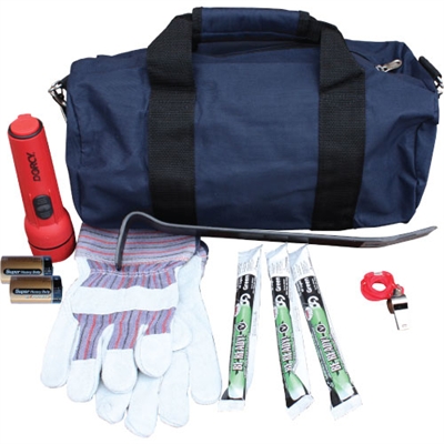 This Under the Bed Emergency Kit is great for on the go trips. Containing all the necessary items you'll need in case of an emergency.