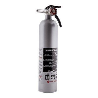 Rechargeable Fire Extinguisher 1A:10B:C - Gray