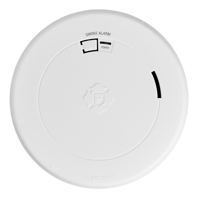 Slim Photoelectric Smoke Alarm with 10-Year Battery