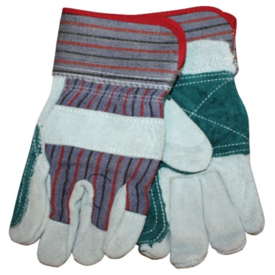 Double Leather Palm Gloves Large 12-Pack