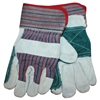 Double Leather Palm Gloves - Small 12-Pack