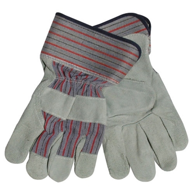 Leather Palm Work Gloves - Large 12 pack