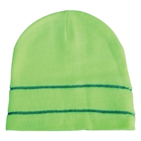 Knit Beanie Hi Visability Lime