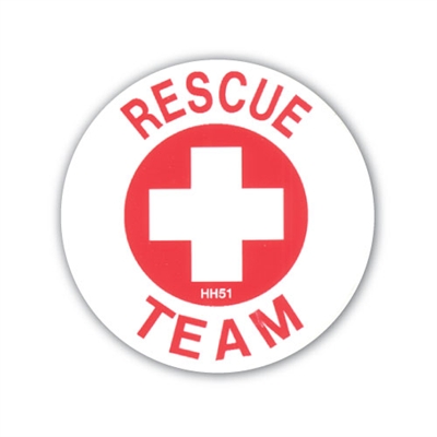 Hard Hat Emblem - Rescue Team