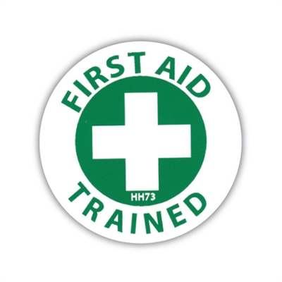 Hard Hat Emblem - First Aid Trained