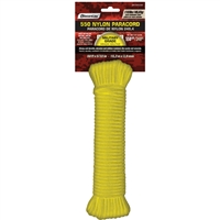 Nylon 550 Paracord Yellow 50 ft