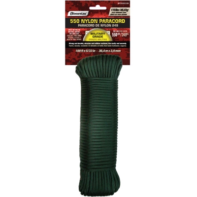 Nylon 550 Paracord Green 50 ft