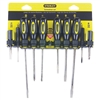 Standard Fluted Screwdriver Set 10 Piece