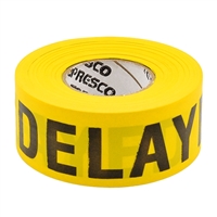 Triage Tape DELAYED Yellow 300 ft