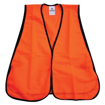 Mesh Safety Vest - Hi-Vis Orange