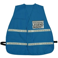 Incident Command Vest with Stripes - Blue