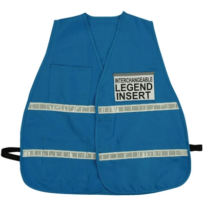 Incident Command Vest with Stripes - Blue