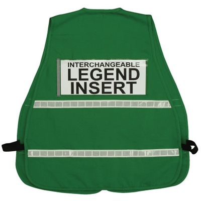 Incident Command Vest with Stripes - Green