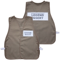 ICS Cloth Safety Vest - Tan