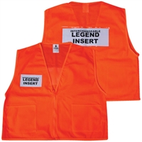 ICS Deluxe Mesh Vest Orange