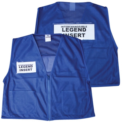 ICS Deluxe Mesh Vest Royal Blue