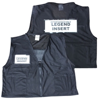 ICS Deluxe Mesh Vest Black