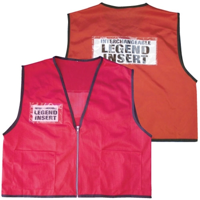 ICS Deluxe Mesh Vest Red