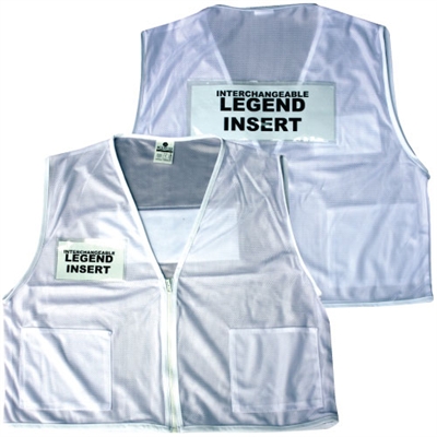 ICS Deluxe Mesh Vest - White