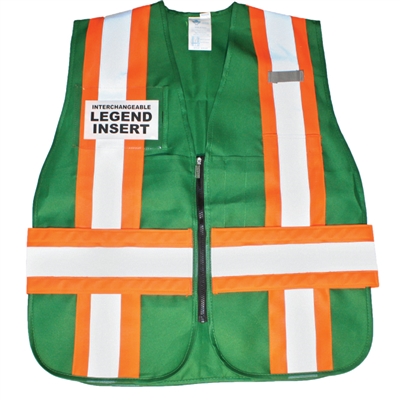 ICS Deluxe Vest with Stripes - Green