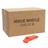 Plastic Rescue Whistle - 36-Pack