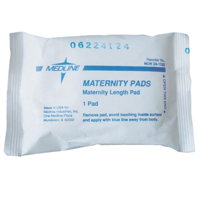 Individually wrapped sanitary napkin