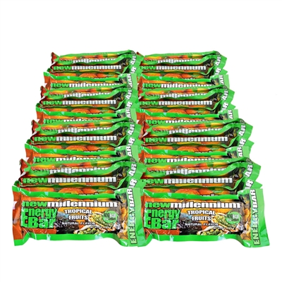 Millennium Energy Bar - Tropical - 24-Pack