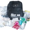 This 5 person trauma first aid kit backpack at SOS Survival Products is great for any kind of emergency