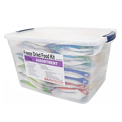 7 Day Freeze Dried Food Supply Bucket