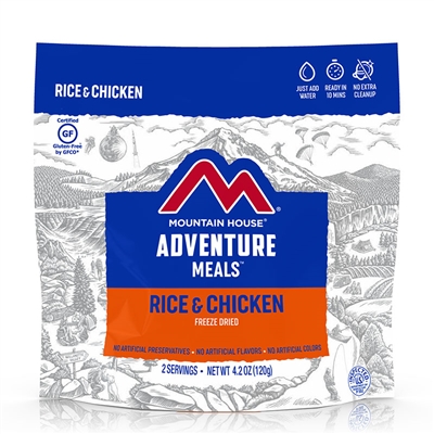 Mountain House Rice & Chicken - Double Serving