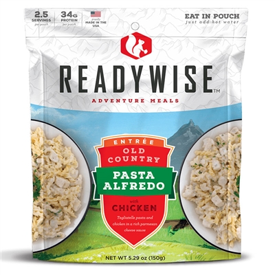 Readywise Old Country Pasta Alfredo with Chicken