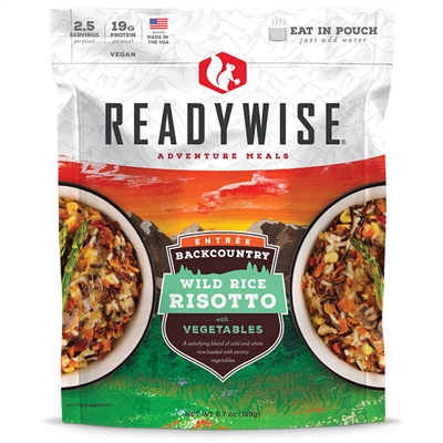 Readywise Backcountry Wild Rice Risotto