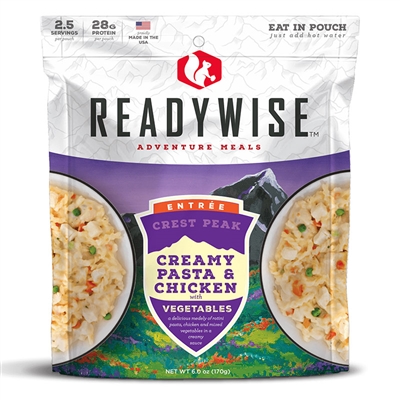 Readywise Crest Peak Creamy Pasta & Chicken