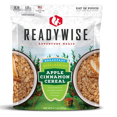 Readywise Appalachian Apple Cinnamon Cereal