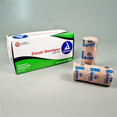 Elastic Bandage - 4" - 10-Pack