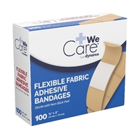 Woven Adhesive Bandages - 3/4" x 3" - 100-Pack