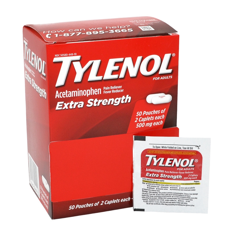 Tylenol Extra Strength - 100 Tablets