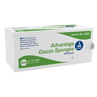 Gauze pads non sterile 2 in x 2 in 200 pack