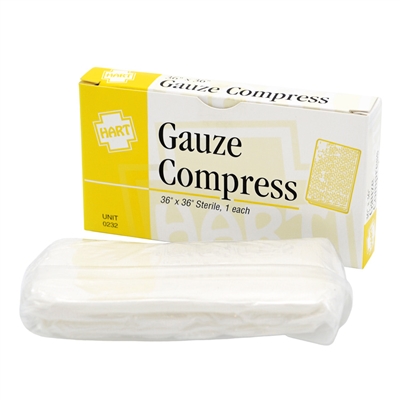 Gauze Compress 36" x 36" Sterile - 1 Unit Box