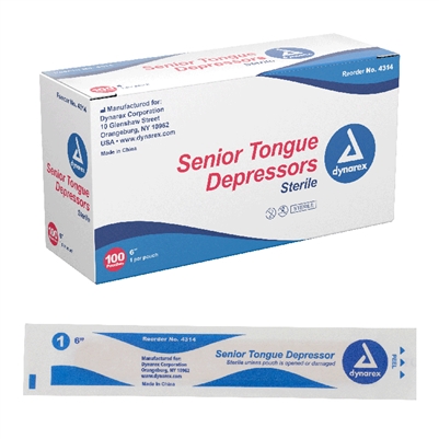 Tongue Depressors Sterile 100-Pack