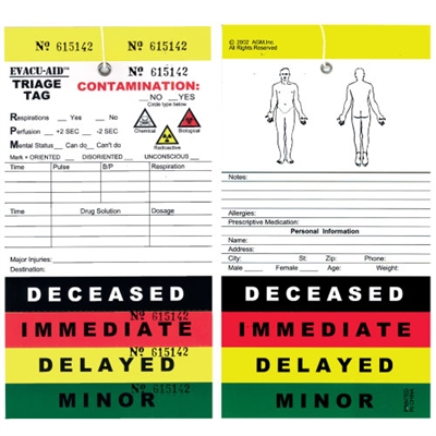 Triage Tag - Each