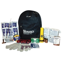 4 Person Emergency Survival Kit in backpack helps keep all the necessary supplies you'll need for an emergency safe.